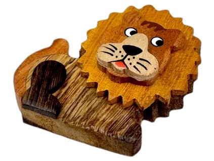 2kids toys drevena magnetka velka lev