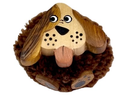 2kids toys drevena magnetka velka pompon pes