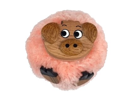 2kids toys drevena magnetka velka pompon prase