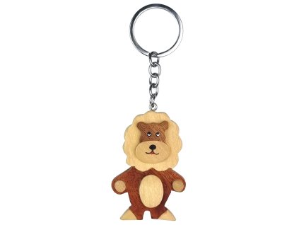 2kids toys drevena klicenka lev stojici