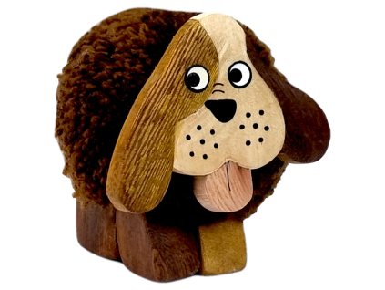 2kids toys drevena figurka xl pompon pes