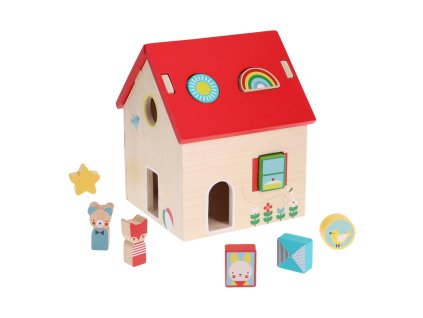 petit collage vkladacka domecek se zviratky