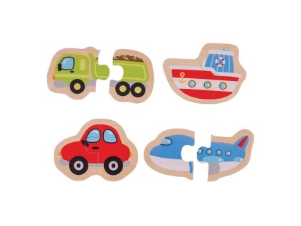 bigjigs toys easy puzzle dopravni prostredky