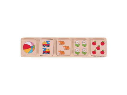 bigjigs toys vkladaci puzzle pocitani