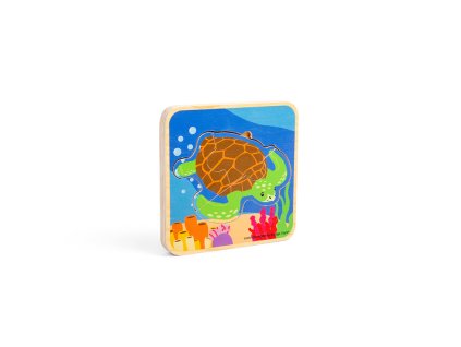 bigjigs toys puzzle zivotni cyklus zelvy