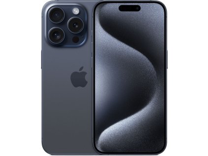 iPhone 15 Pro 1TB eSIM Modrý titan třídy Velmi dobrý+