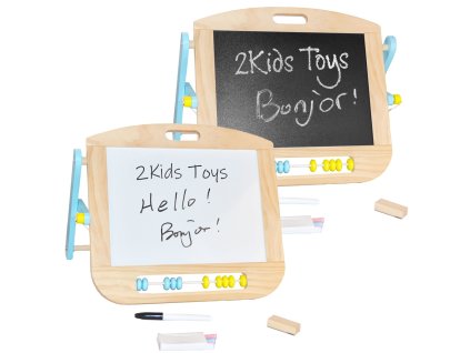 2kids toys magneticka tabule oboustranna stolni