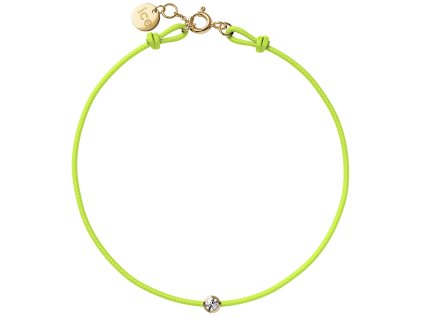 packshots 021097 ICE jewellery diamond bracelet cord neon green print round