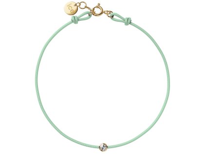 packshots 021096 ICE jewellery diamond bracelet cord aqua green print round