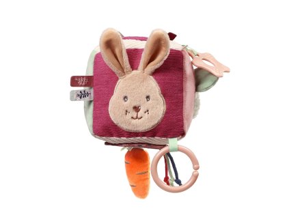 senzoricka textilni kostka rabbit karo