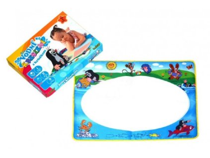 vodni kresleni malovani vodou s krteckem v krabici 38x27cm