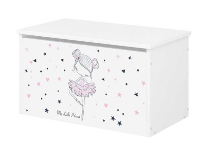 box na hracky s motivem baletka
