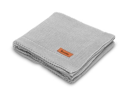 bavlnena pletena deka pro miminko 80 100 cm lehka mekka seda