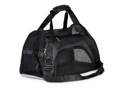 prepravni taska pro kocku psa do auta do 12 kg cerna