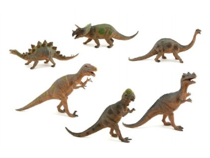 dinosaurus plast 47cm 6 druhu v boxu