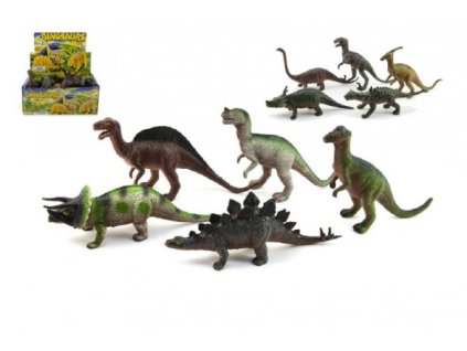 dinosaurus plast 20cm mix druhu 24ks v boxu