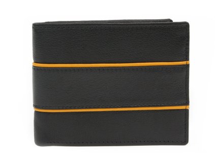Černá kožená peněženka - dokladovka 513-1302-60/86
