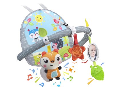 oboustranny cestovni oblouk s hrackami do auta modry