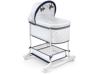 multifunkcni kolebka 2v1 dream on stone svetle seda