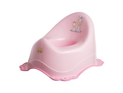 maltex protiskluzovy nocnik zebra ruzovy