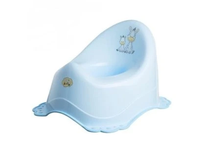 protiskluzovy nocnik zebra maltex modry