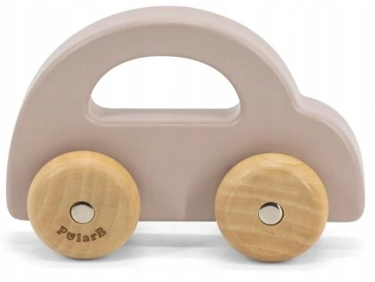 drevena hracka auticko hnede