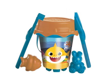 sada na pisek baby shark tulimi kyblik s prislusenstvim modra