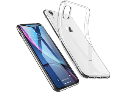 Tenký gelový obal pro iPhone XR - Transparentní