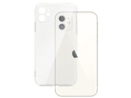 Tenký gelový obal pro iPhone 12 mini - Transparentní