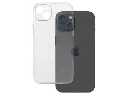 Tenký gelový obal pro iPhone 15 PLUS - Transparentní