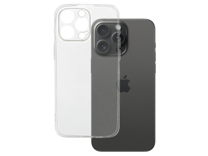 Tenký gelový obal pro iPhone 15 PRO MAX - Transparentní