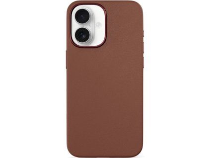 Epico Mag+ Leather kryt pro iPhone 16 Hnědá