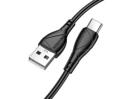 Borofone BX121 USB-A kabel s konektorem USB-C Černá