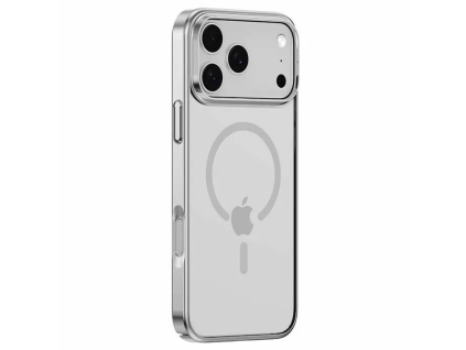 Devia Glimmer Magnetic Series obal pro iPhone 17 Pro Stříbrná
