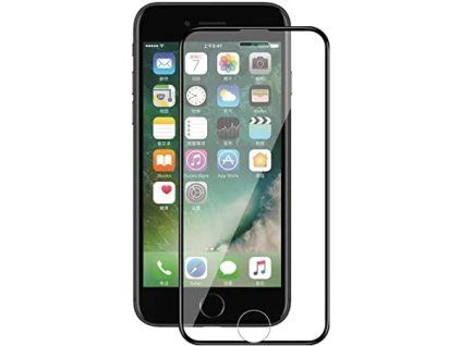 Standardní tvrzené sklo pro iPhone 7/8 - Černá