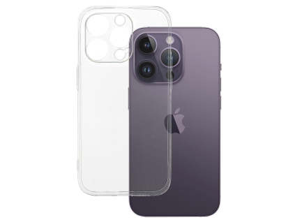 Tenký gelový obal pro iPhone 14 PRO MAX - Transparentní