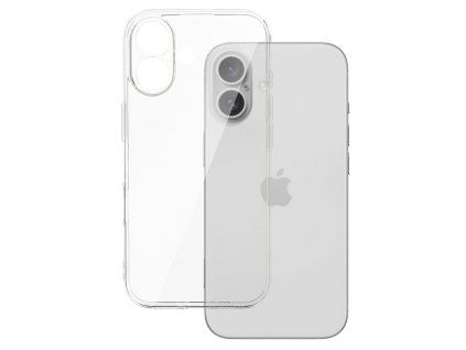 Tenký gelový obal pro iPhone 16 - Transparentní