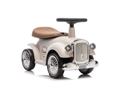 detske odrazedlo retro s uloznym prostorem kremove