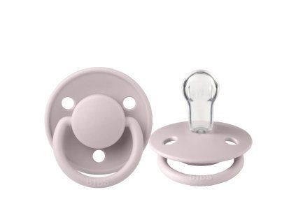silikonovy dudlik bibs de lux 0 36 m pudrovy
