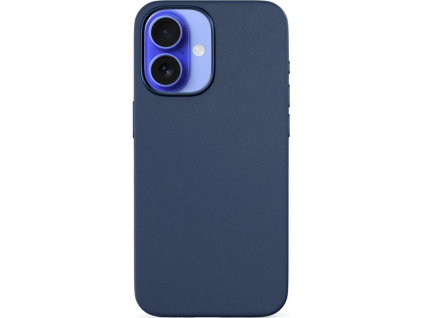Epico Mag+ Leather kryt pro iPhone 16 Modrá
