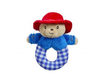 plysove chrastitko paddington modre 12x4x12 5 cm