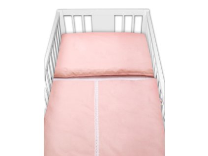 luxusni 2 dilne bavlnene povleceni royal baby pudrove