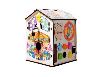 2kids toys activity board domecek bily