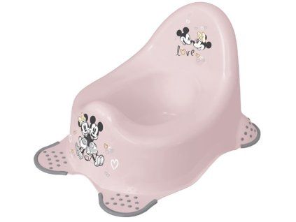 nocnik minnie mouse s protiskluzem pudrove ruzovy