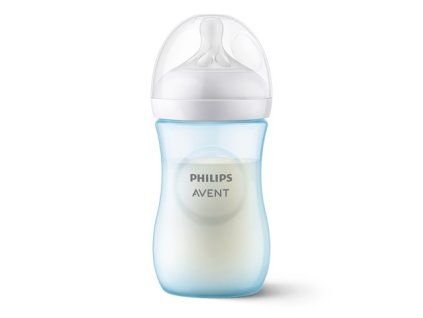 kojenecka lahev natural avent response 260 ml modra
