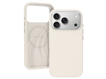 Liavec Silky MagSafe kryt pro iPhone 17 Pro Béžová