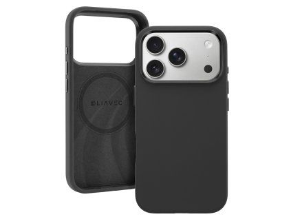 Liavec Silky MagSafe kryt pro iPhone 17 Pro Černá