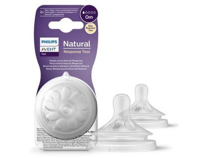 silikonova savicka natural response avent 0m 2 ks