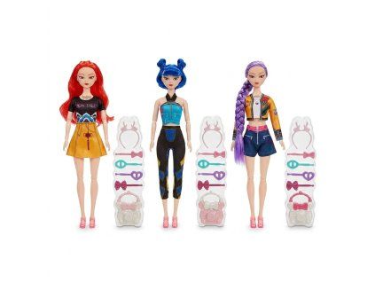 sada figurek demon hunters k pop s doplnky 3ks 30cm