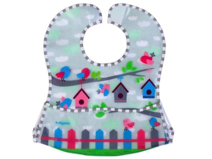 nepromokavy bryndak s kapsickou ptacci 6m babyono